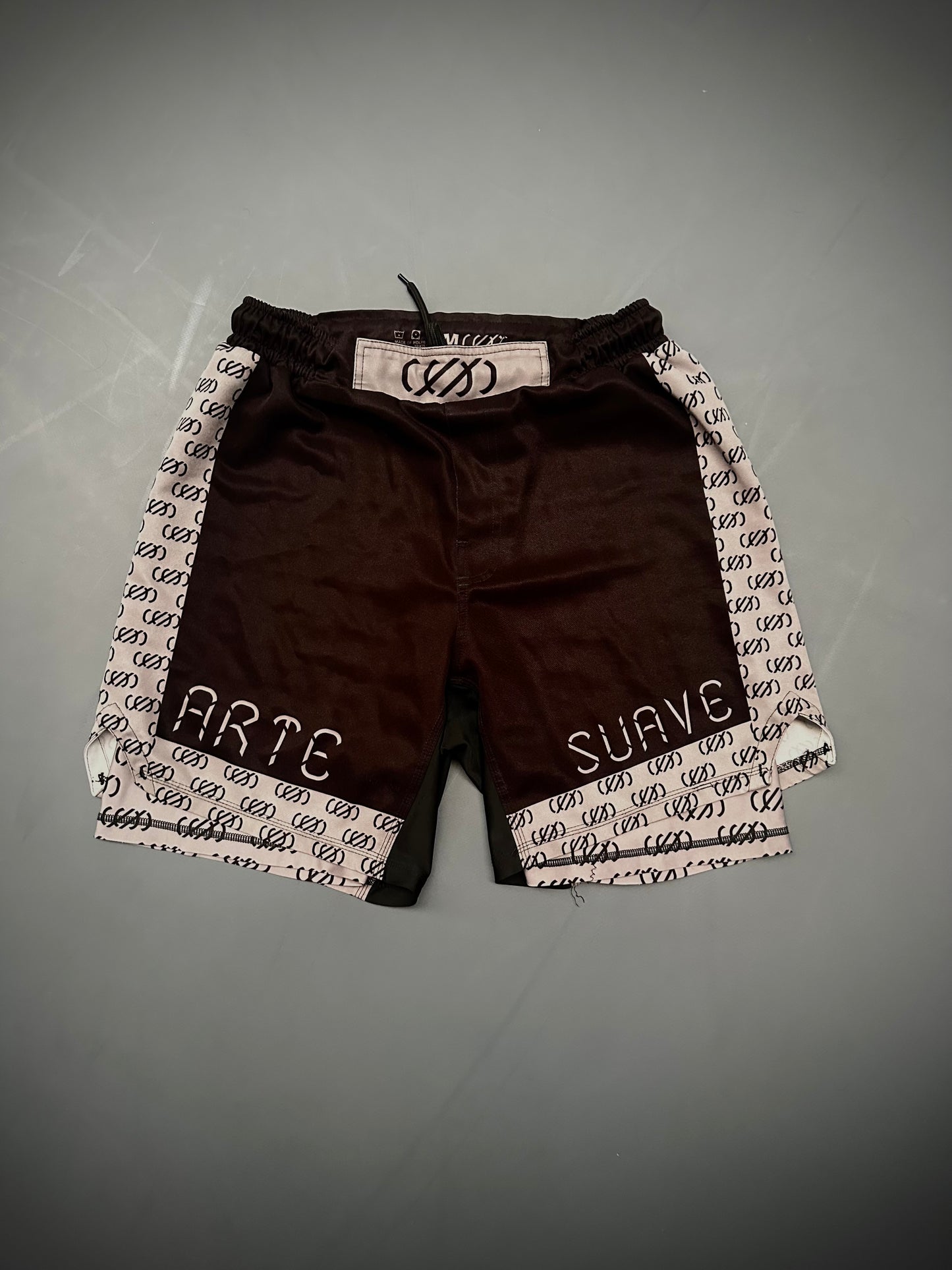 Fight Shorts Arte Suave – Black & Grey Edition