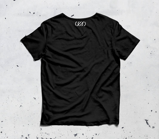 Camiseta Negra “Arte Suave” – Skeleton Shaka